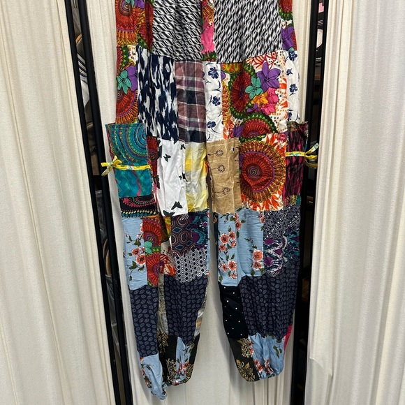 Pants - Colorful Patchwork Pants
